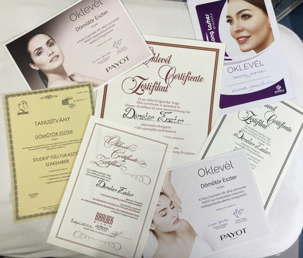 Oklevelek, minősítések